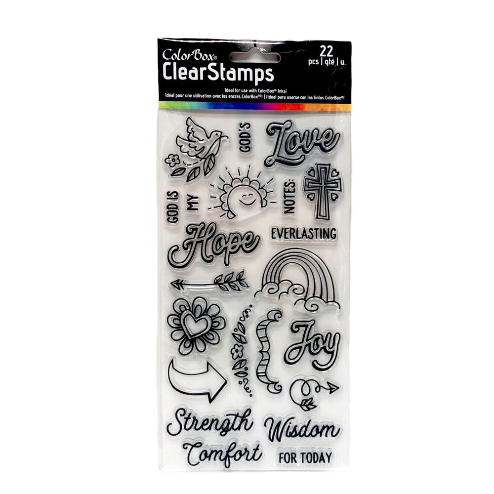 ColorBox Bible Journal Clear Stamp Set Scrapbook Card Planner Craft Mixed Media